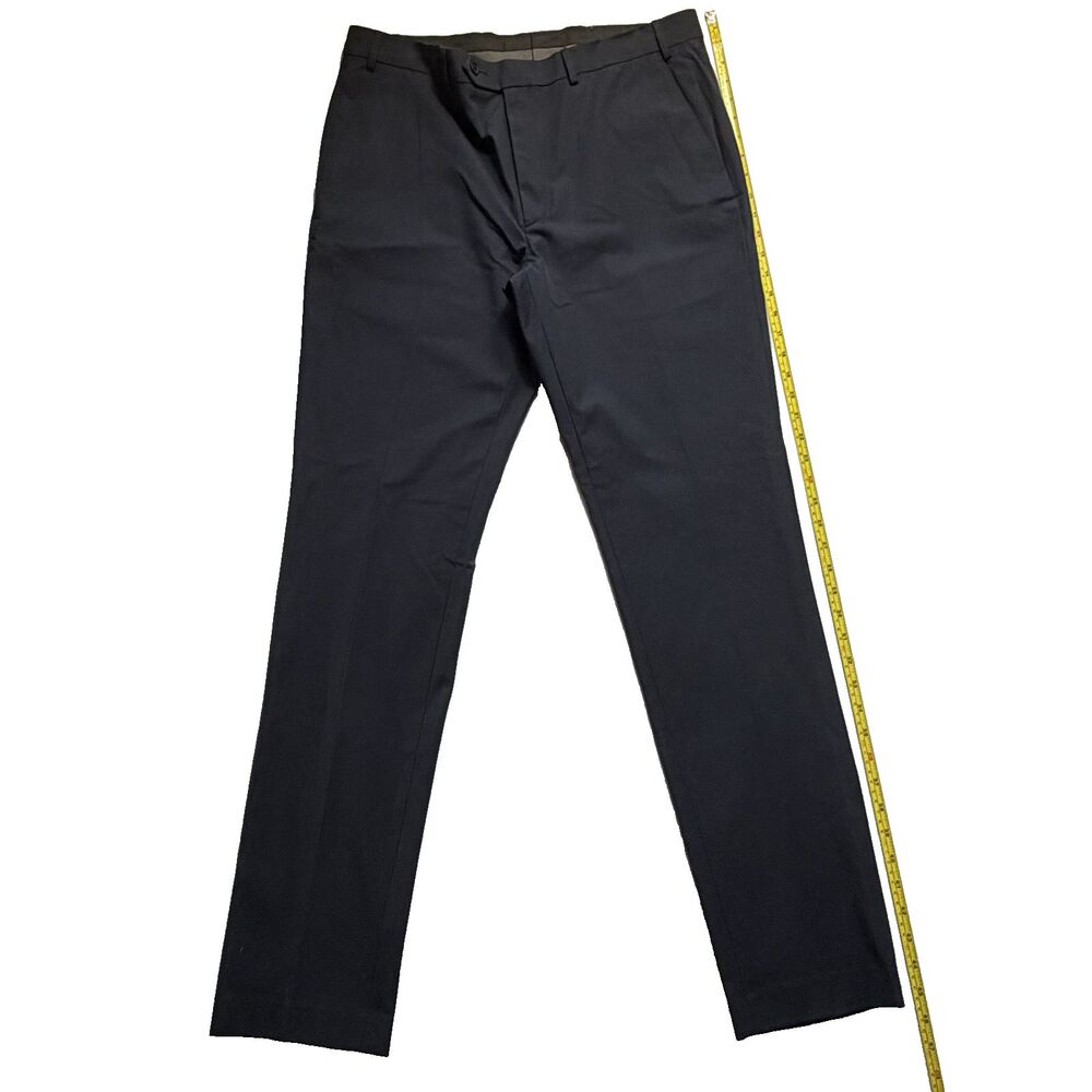 Calvin Klein Mens Skinny Fit Dress Pants Navy Stretch W36 L34 NWT